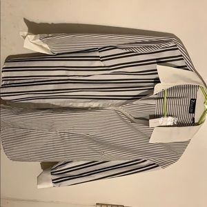 NY&Co striped Black/white 3/4 sleeved Blouse